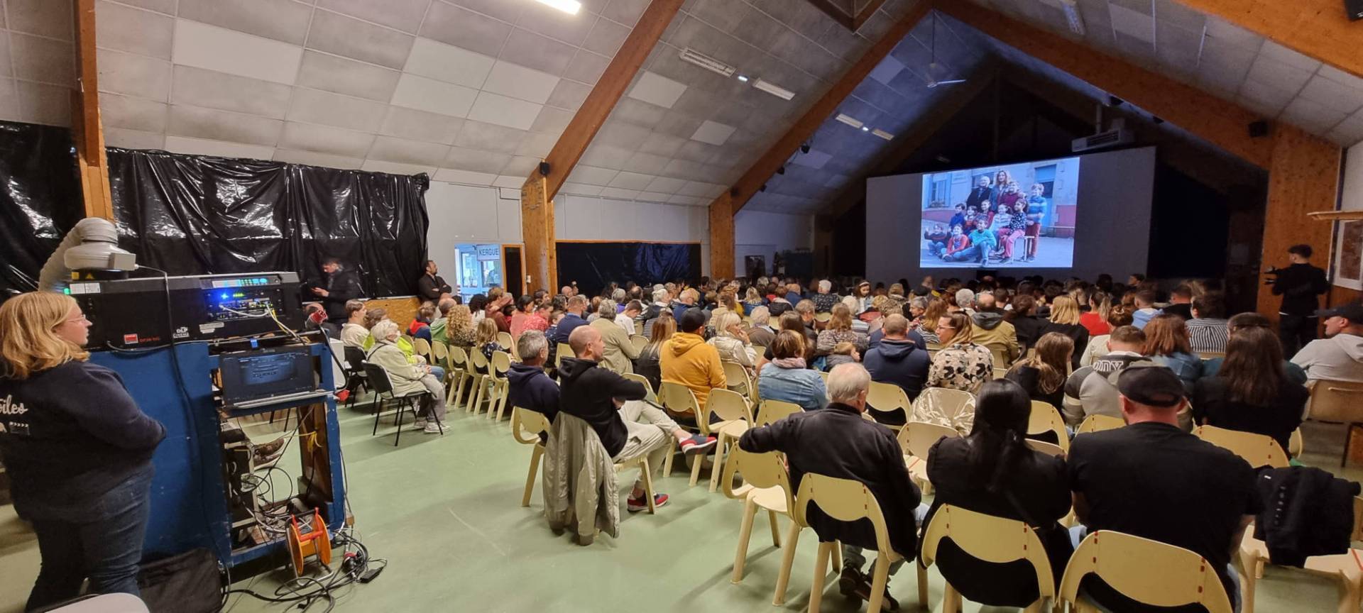 Projection cinéma en salle non équipée