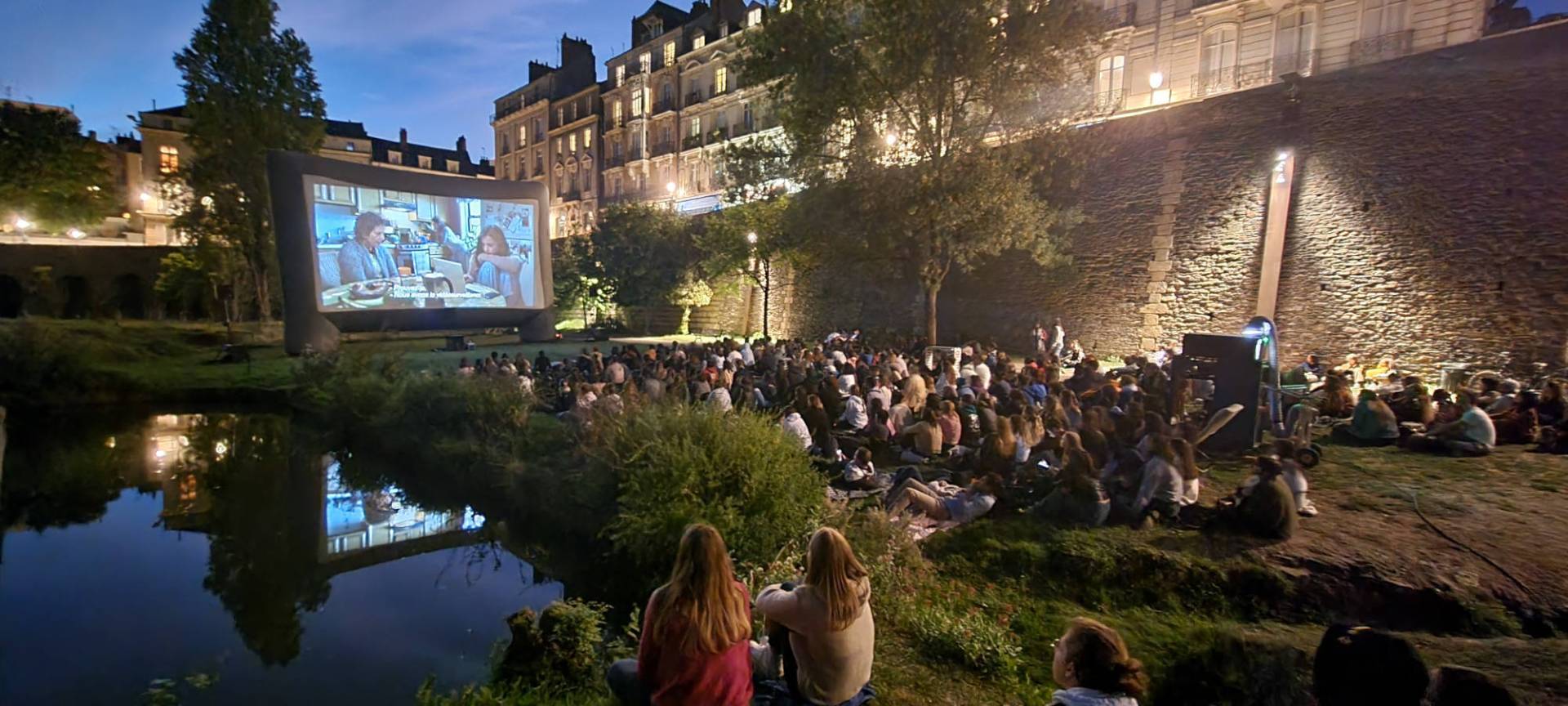 Projection cinéma en plein air